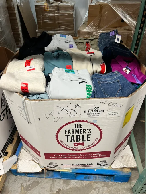 pallets de ropa costco méxico