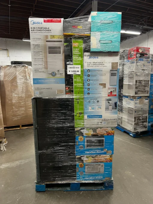 appliance and electronics pallets