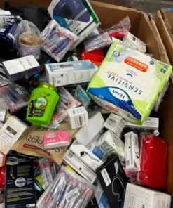 pallets de salud y belleza en liquidación