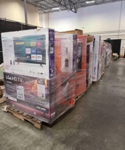 pallets de televisores en liquidación