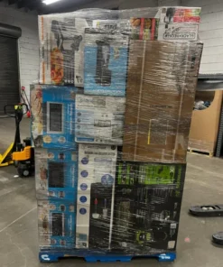 pallets de electrodomésticos en liquidación