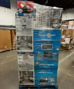 pallets de electrodomésticos en liquidación